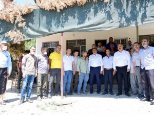 Başkan Gürkan, Elmalı Mahallesi’ni ziyaret etti