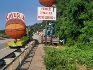 Tescillenen Çavuşlu Ekmeği’ne tabela