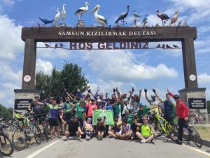 Kızılırmak Deltası’nda 105 kilometrelik tur