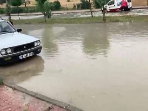 Ovacık’ta sağanak yağış etkili oldu