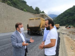 Giresun-Dereli yolu tamamlandığında 8 kilometre kısalmış olacak