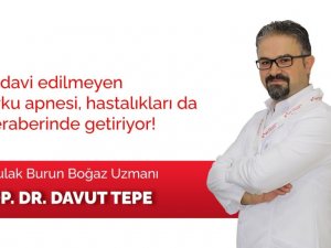 Tedavi edilmeyen uyku apnesi hastalıkları da beraberinde getiriyor
