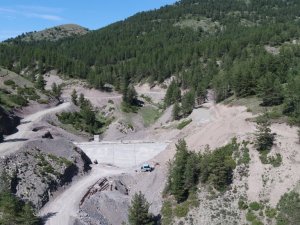 Oltu Esenyamaç Göleti ile 410 dekar zirai arazi sulanacak