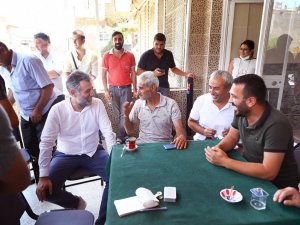 Başkan Sandal, Onur Mahallesi’nde esnafı ziyaret etti