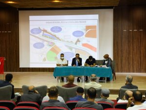 Başkan Tanış, Hoşablı esnafla bir araya geldi