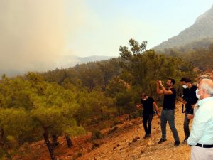 Başkan Gültak, yangın bölgelerinde incelemelerde bulundu