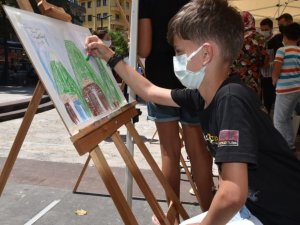 Çocuklar hayallerindeki Görele’yi çizdi