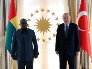 Cumhurbaşkanı Erdoğan, Gine Bissau Cumhurbaşkanı Cissoko Embalo’yu kabul etti