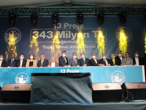 Sivas’ta 343 milyon TL’lik 13 projenin temeli atıldı