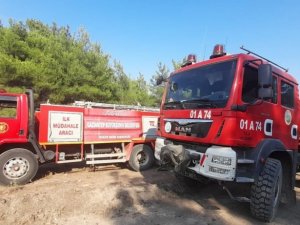 Adana ve Osmaniye’deki orman yangınlarına Gaziantep’ten destek