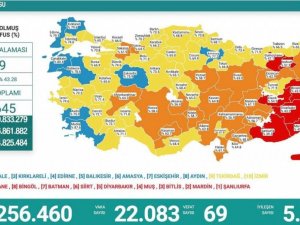 Erzurum aşı oranlarında kırmızı kategoriden turuncu kategoriye geçti
