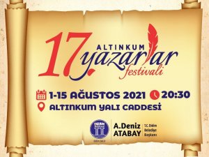 Didim’de ’17. Altınkum Yazarlar Festivali’ yarın başlıyor