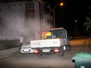 Erzincan’da haşere ve sineklere karşı sokaklar ilaçlandı