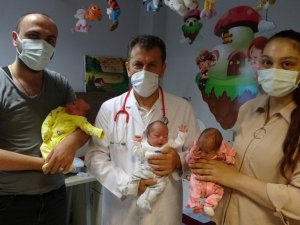 İşsiz babaya üçüz bebek sürprizi