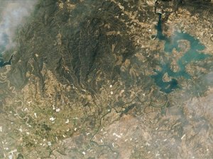 Manavgat ve Marmaris’teki orman yangınları Göktürk-1 ve Göktürk-2 uydularınca fotoğraflandı