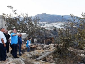 Yenişehir Belediyesi yangın söndürme çalışmalarına destek verdi