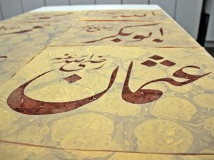 Dünyanın en zor tekniği ile cami duvarları süsleniyor