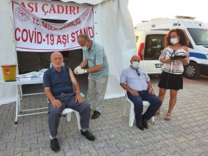 Festivale katılanlara aşı