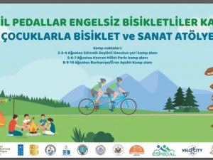 Burhaniye’de Yeşil Pedallar doğa ve sanat ile buluşuyor