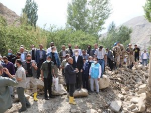 Bakan Yardımcısı İnce sel bölgesinde