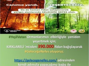 Kırklareli’nde fidan kampanyası başlatıldı