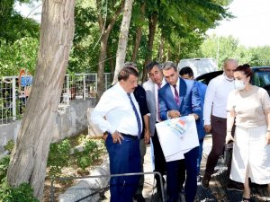 Başkan Gürkan, Horata mesire alanında incelemelerde bulundu