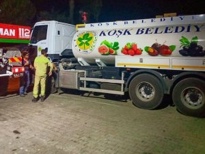 Köşk Belediyesi’nden yangın bölgesine destek