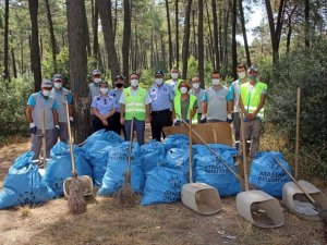 Ataşehir’de Kayışdağı Ormanı’nda temizlik çalışmaları sıklaştırıldı