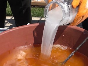 Atık yağlar çörek otlu sabuna dönüşüyor