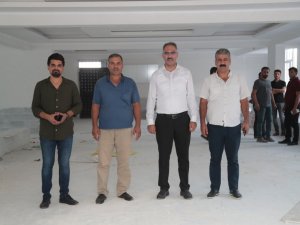 Başkan Kuş  çok amaçlı salonu inceledi