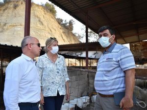 Başkan Gürkan’dan âfet bölgesine destek ziyareti