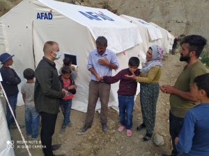 Başkan Aydoğdu sel bölgesini ziyaret etti