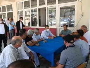 Vali Aksoy, yangınzedeleri ziyaret etti