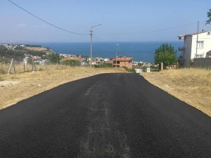 Yol çalışmaları hız kesmeden sürüyor