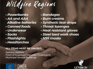 Kuşadası Belediyesi’nden yangın bölgeleri için 5 dilde kampanya