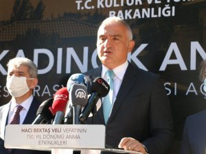 Kültür ve Turizm Bakanı Ersoy, Hacıbektaş’ta Kadıncık Ana Evi’nin açılışını yaptı