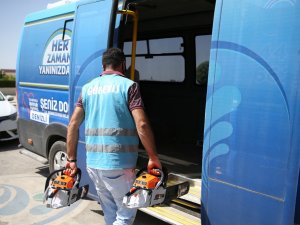 Merkezefendi Belediyesinden yangın bölgelerine destek