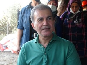 AK Parti Genel Başkan Yardımcısı Çelik yangın bölgesinde vatandaşlarla bir araya geldi