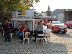 Konya Büyükşehir Manavgat’a solar mobil telefon şarj istasyonu kurdu