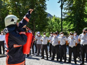 Ankara İtfaiyesi’nden Anfa personeline yangın tatbikatı eğitimi