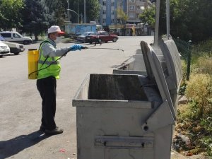 Kütahya’da haşere ile mücadele