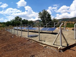 Tunceli’de bir köy, güneş enerjisi sistemi ile suya kavuştu