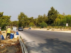 Kepez’in ormanlarında çevre temizliği