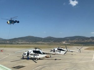 Ukrayna’dan gelen 5 helikopter yangınlara gece müdahalesi için havalanacak