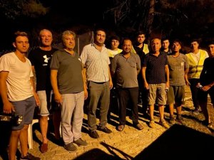 Ortaca’da yangın nöbeti devam ediyor