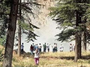 Hastanede yangın paniği