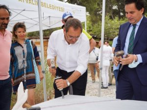 Ayvalık’ta barış temalı heykel sempozyumu başladı