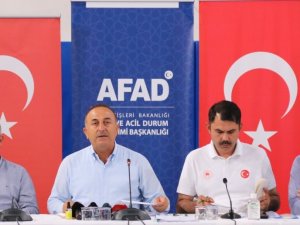Bakan Çavuşoğlu: "Manavgat ve Gündoğmuş yangınları kontrol altına alındı, 59 mahalle etkilendi”