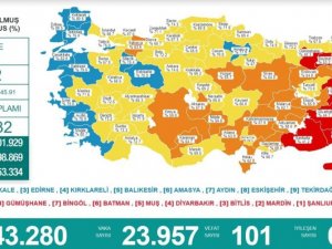 Karadeniz’de aşılamada 15 il sarı, 2 il kırmızı, 1 il de mavi kategoride