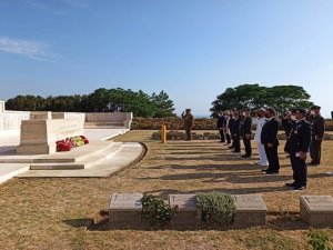 Avustralya Anıtı’nda çelenk koyma töreni gerçekleştirildi